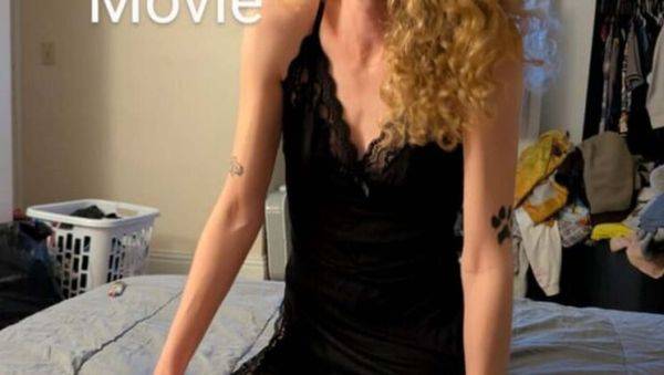 Hot Blonde MILF Gets Creampied in Black Lingerie - Part 3 - porntry.com - Usa on v0d.com