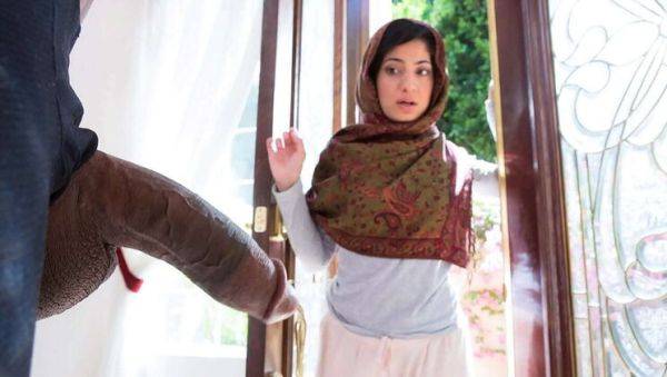 Hijab Teen Nadia Ali Gets Naughty with BBC Neighbor Jovan Jordan - Blowjob & Hardcore Action - xxxfiles.com - Jordan on v0d.com