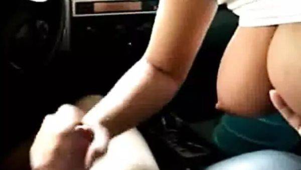 Big Natural Tits Handjob in Car with Brandy Taylor - xxxfiles.com on v0d.com