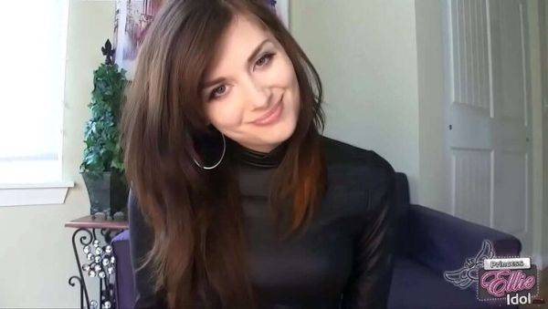 Brunette Femdom Ellie Idol Dominates with Strap-On in Anal Only Scene - veryfreeporn.com on v0d.com