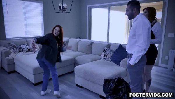 Lauren Phillips Teaches Rude Aria Carson a Hardcore Lesson in Family Roleplay - porntry.com on v0d.com