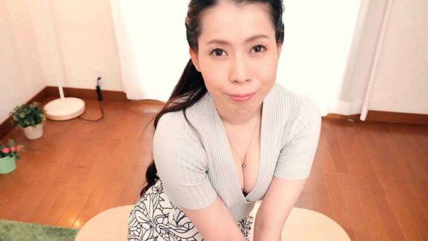 Chinatsu Hashino F Cup Busty Housewife AV Debut - Big Tits, Titty Fuck & Cream Pie! - xxxfiles.com - Japan on v0d.com