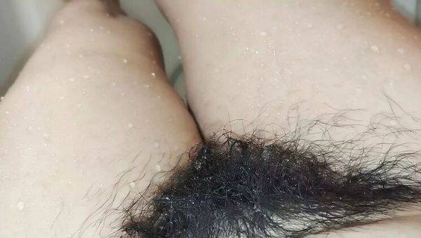 Horny MILF Mirsur Undresses and Moans While Masturbating - Big Ass Brunette with Hairy Pussy - xxxfiles.com on v0d.com