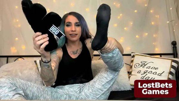 Sheena Rose & Sinn Sage Strip Tease Webcam Lesbian Game - porntry.com on v0d.com