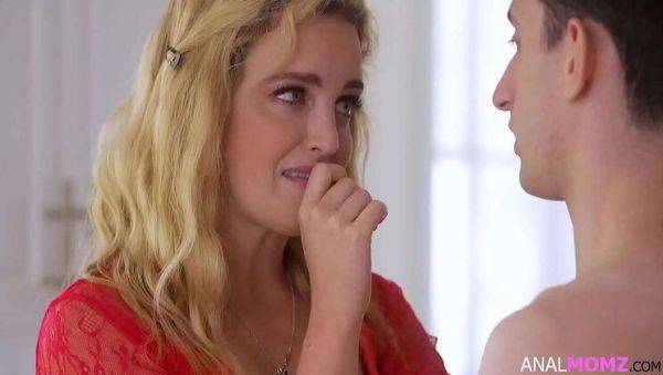 Stepson Takes Wrong Pills and Fucks Stepmom's Big Ass Hard - porntry.com on v0d.com