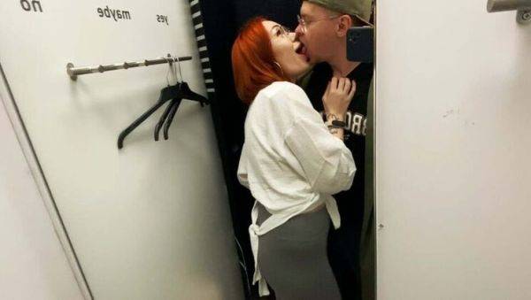 Passionate Redhead Teen Toma Mur Gets Creampie in Mall Toilet - Hot Public Sex & Fitting Room Kissing - veryfreeporn.com - Russia on v0d.com