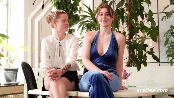 Lesbian Office Bondage: Lindsey Cruz Dominates with Rope and Big Tits - veryfreeporn.com - Germany on v0d.com