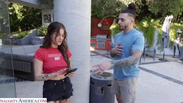 Serena Sterling Poses For Nudes For Her Friends Horny Stepbrother - Serena Sterling - videomanysex.com on v0d.com