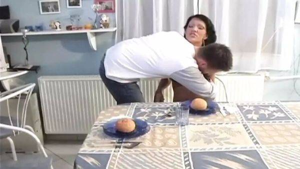 Hot Brunette Stepmom Nia Black Sucks Cock and Begs for Hard Fucking - veryfreeporn.com on v0d.com