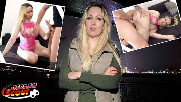 German Scout Marie Cherie Gets Picked Up for First Casting Fuck - Perfect Round Ass Blonde MILF - porntry.com - Germany on v0d.com