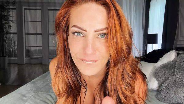 Redhead MILF TrophyWifeNat Teaches Her Boy How to Last Longer - JOI & Dirty Talk - porntry.com - Usa on v0d.com