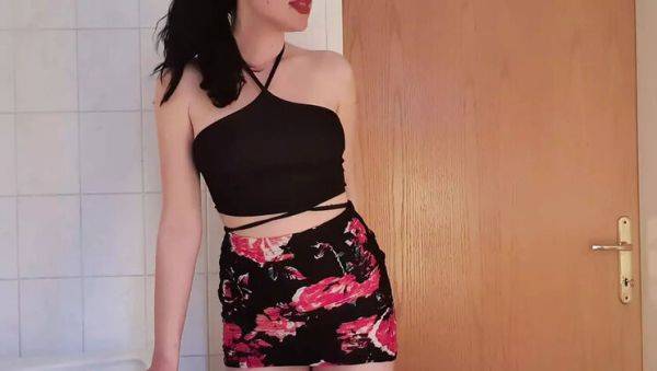 Hot German Wife Cuckold Roleplay - Dirty Talk & Dildo Fuck in Bathroom - veryfreeporn.com - Germany on v0d.com