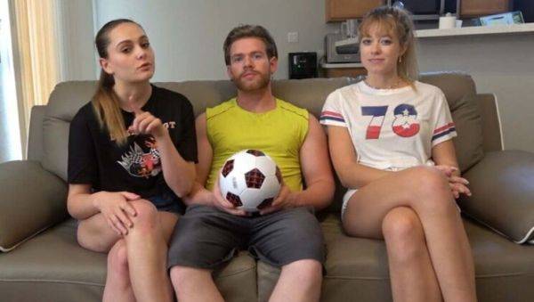 Hot Strip Soccer Game Turns into Pool Threesome with Aften Opal and River Lynn - veryfreeporn.com on v0d.com