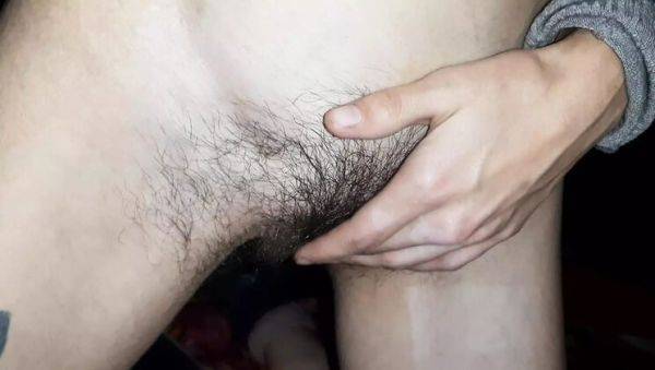 First Time Hairy Pussy Play - Lesbian Mutual Masturbation in HD - porntry.com on v0d.com