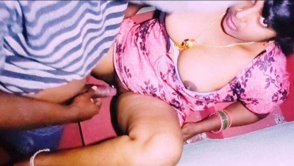 Desi stepmom fucks stepson with big dick and dirty talk in Telugu - xxxfiles.com on v0d.com
