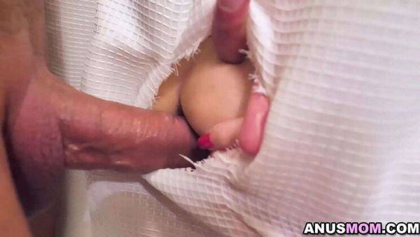 Natasha Nice's Stepson Spies on Her Shower and Fucks Her Big Ass Hard - veryfreeporn.com on v0d.com