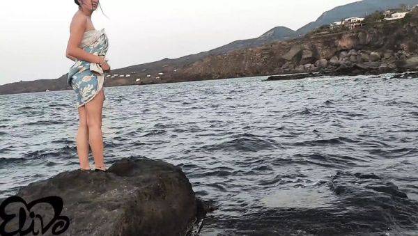 ElivaLove Outdoor Fuck: Fish Food Fantasy in HD - xxxfiles.com - Italy on v0d.com