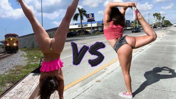 BangBros: Abella Danger vs Kelsi Monroe - Big Ass Battle in Miami - veryfreeporn.com on v0d.com