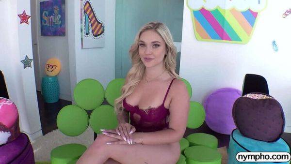 Kali Roses Nympho Blonde Takes Big Cock in Hardcore Pussy Pounding - porntry.com on v0d.com
