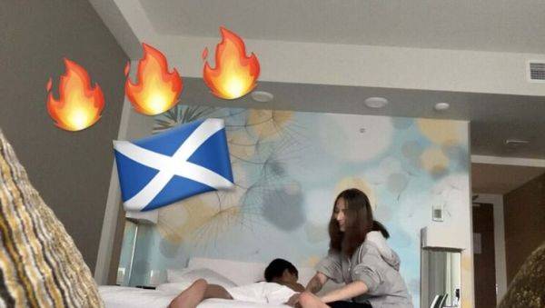 Scottish Girl Gives Asian Monster Cock a Happy Ending Massage - porntry.com - Scotland on v0d.com