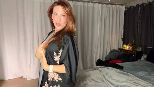 Redhead MILF TrophyWifeNat Teases in HD Solo JOI with Big Tits - veryfreeporn.com on v0d.com