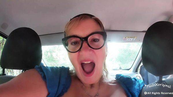 Blonde MILF Blondie2307 Gets Anal Fuck in Car with Big Cock Cumshot - veryfreeporn.com - Italy on v0d.com