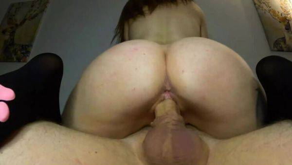Little Freydis Rides Big Cock Hard Until He Fills Her Up With Cum - Amateur Cowgirl Creampie - porntry.com - Poland on v0d.com