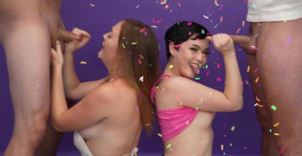 Fine bitches swap partners in elegant foursome - xbabe.com on v0d.com