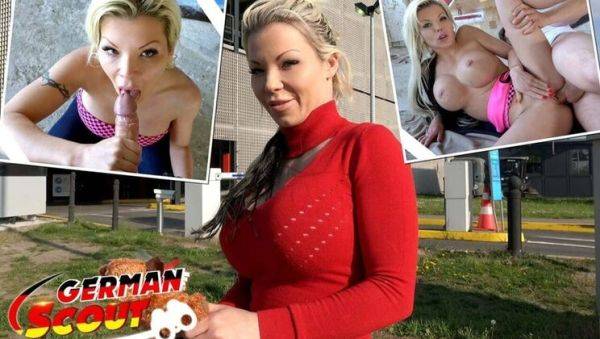 Big Boobs Blonde MILF Barbie Sins Fucked Hard in Risky Outdoor German Scout Adventure - xxxfiles.com - Germany on v0d.com