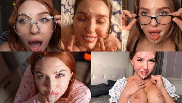 7 Minutes of Hot Cumshots - Try Not to Cum Challenge with Honey Sasha - porntry.com - Russia on v0d.com