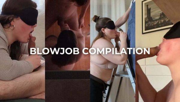 Best Blowjob Compilation: Sloppy Deep Throat & Big Tits - German Amateur Couple - porntry.com - Germany on v0d.com