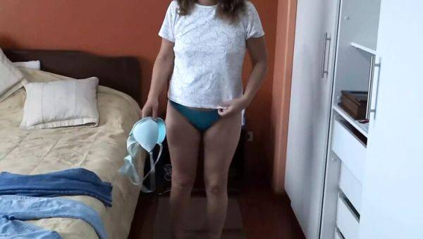 Hot Latina MILF Undresses Excitedly Watching Guys Show Off Their Loads - Amateur Homemade Voyeur - veryfreeporn.com - India - Ecuador on v0d.com
