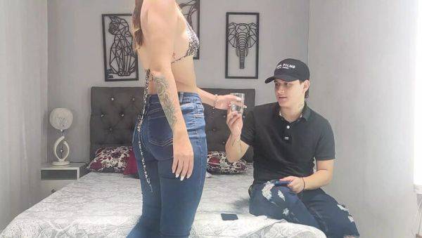 Hot Latina Teen Gets Hardcore Anal Fuck from Cell Phone Engineer - veryfreeporn.com on v0d.com