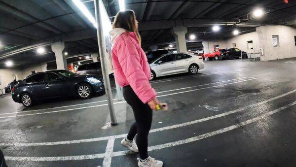 Teen Addy Broke Sucks Stranger's Dick in Car and Takes Cum in Mouth - xxxfiles.com on v0d.com