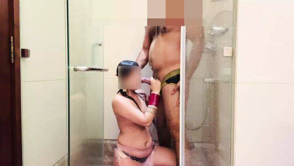 Desi Bhabhi Enjoys Colorful Shower Fun with Sexy Sister-in-Law - Indian Hotwife Roleplay - porntry.com - India on v0d.com