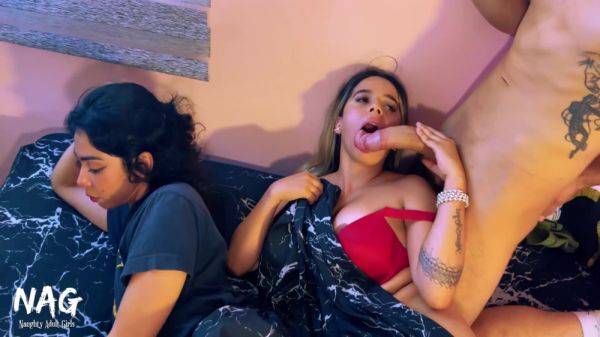 Bring Her Friend To Our Place And I End Up Fucking With Her While She Is By His Side 10 Min - Annie Marin, Leyton Big And Cindy Luna Petite - videohdzog.com - Colombia on v0d.com
