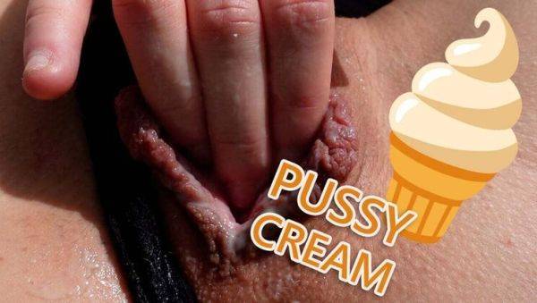 Skinny German Teen with Big Labia Masturbates Creamy Pussy - xxxfiles.com - Germany on v0d.com