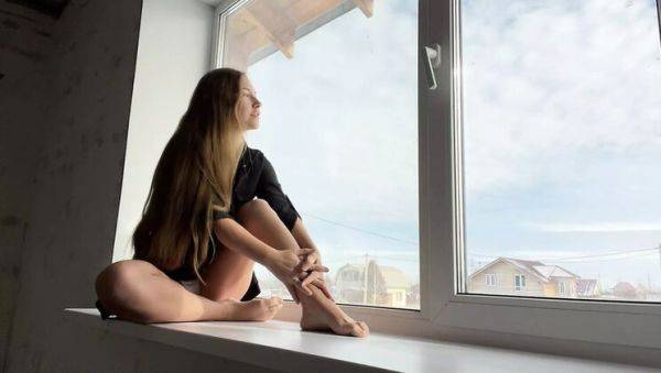 Stacy_via Teases Strangers with Risky Public Masturbation by the Window - Squirting Orgasm & Moaning - veryfreeporn.com - Russia on v0d.com