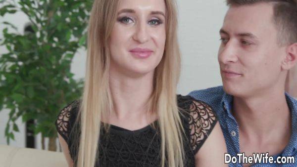 Emily Ross In Cuck Husband Watches Blonde Wife Ride Another Man - videohdzog.com on v0d.com