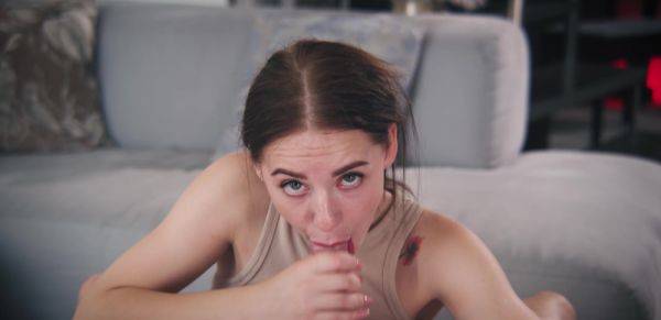 Lover fucks her little holes in crazy manners and she wants to swallow - xbabe.com on v0d.com