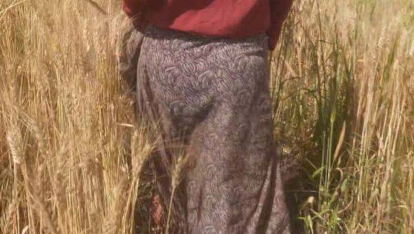 Hot Desi Bhabhi Shows Her Fat Ass to Devar in Wheat Field - Outdoor Sex - xxxfiles.com - India on v0d.com
