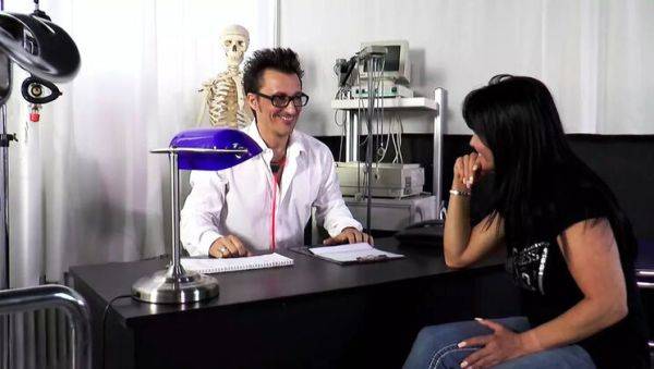 German Clinic Sex Episode 2 - Hot Blowjob & Facial with Conny Dachs & Danyel Cheeks - xxxfiles.com - Germany on v0d.com