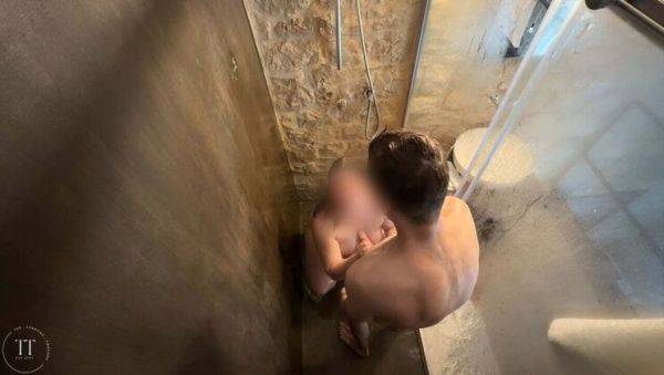 Stepsister Gets a Surprise Shower Blowjob - Big Tits & Big Cock Action - veryfreeporn.com - Germany on v0d.com