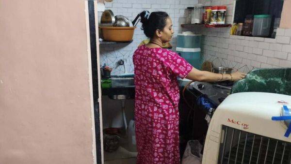 Indian Maid Saree Lift in Kitchen - Hot Desi Sex with Sagita Sharm - porntry.com - Russia - India on v0d.com