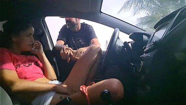 Skinny Brazilian Teen Flashes and Cums in Public - Amateur Exhibitionist Fun - porntry.com - Brazil on v0d.com