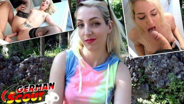 German Scout Fucks Blonde Teen Liz Rainbow - Round Ass Doggystyle & Facial Cumshot - porntry.com - Germany on v0d.com