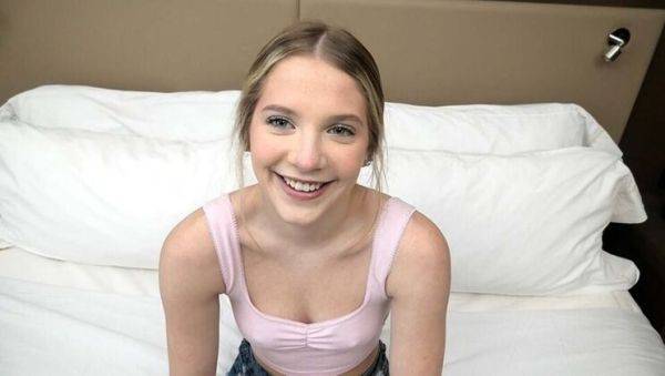 Blonde Teen 18yo Sucks Dick POV - Petite Amateur Casting - porntry.com on v0d.com