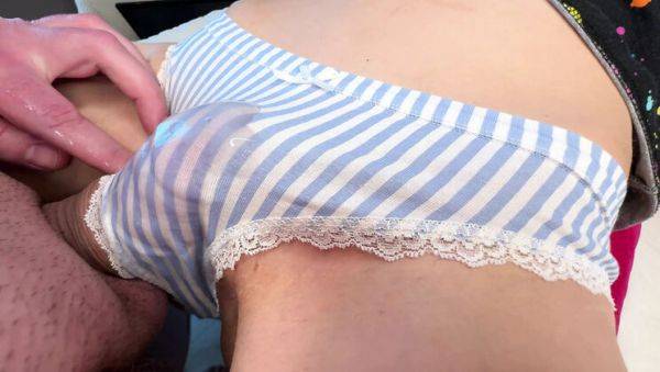 Amateur Teen Gets Creampie While Friend Rubs Her Pussy Through Panties - POV Big Cock Action - xxxfiles.com - Ukraine on v0d.com