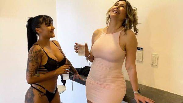 Monique Fuentes and Mariana Martix in First Lesbian Sex - Big Tits MILF and Latina Passion - porntry.com - Colombia on v0d.com