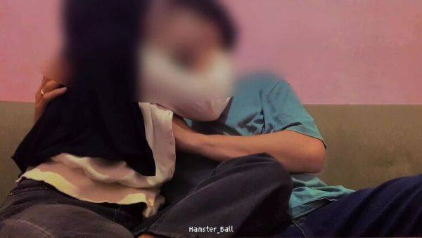 Horny Hijab Teen with Big Cock - Homemade Handjob and Cumshot - xxxfiles.com - India - Indonesia on v0d.com